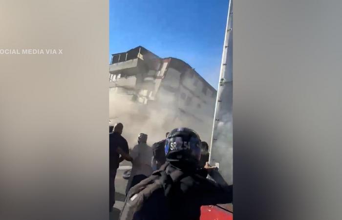 belbalady صراخ وذعر.. شاهد لحظة انهيار مبنى جراء زلزال كولومبيا المميت