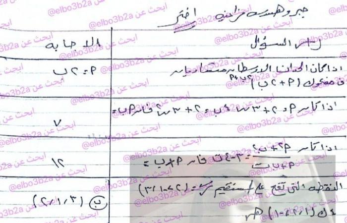 بالبلدي : راجع
      الحلول..
      إجابة
      امتحان
      الرياضيات
      التطبيقية
      تالته
      ثانوي
      أزهر
      دور
      ثاني
      2026
      علمي