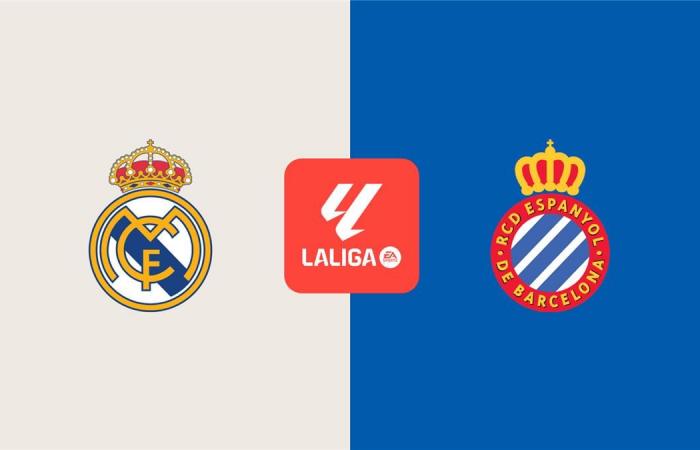 بالبلدي : موعد
      والقناة
      الناقلة
      لمباراة
      ريال
      مدريد
      وإسبانيول
      اليوم
      في
      الدوري
      الإسباني..
      والمعلق