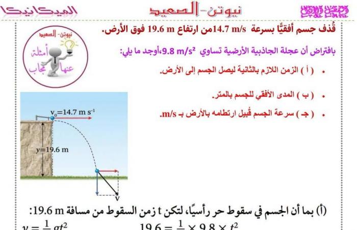 بالبلدي: حركة
      المقذوفات..
      أقوى
      مذكرة
      في
      الفيزياء
      لطلاب
      ثانية
      بكالوريا