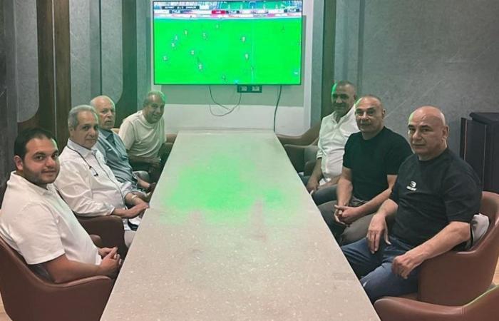 belbalady لقطة من احتفال اتحاد الكرة المصري بمناسبة تجديد عقد "التوأم"
