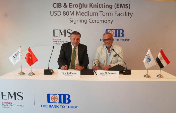 بالبلدي : البنك
      التجاري
      الدولي
      –
      مصر
      CIB
      يموّل
      مشروع(EMS)
       Eroglu
      Knitting
      بقيمة
      80
      مليون
      دولار
      لدعم
      توسعات
      المجموعة
      في
      مصر