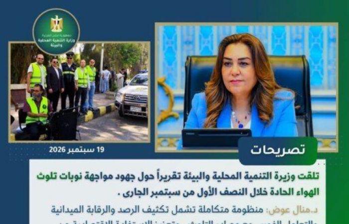 بالبلدي : 131
      نقطة
      حرق
      و173
      مدخنة..
      أبرز
      جهود
      «التنمية
      المحلية
      والبيئة»
      لمواجهة
      تلوث
      الهواء