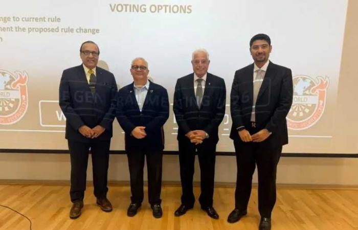 مصر
      تؤكد
      جاهزيتها
      لاستضافة
      كأس
      العالم
      للدارتس
      2027
