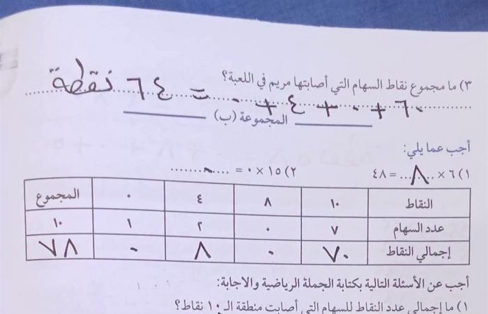 بالبلدي : بطريقة
      سهلة
      وبسيطة..
      حل
      التقييم
      الأسبوعي
      للصف
      الثالث
      الابتدائي
      بمادة
      الرياضيات