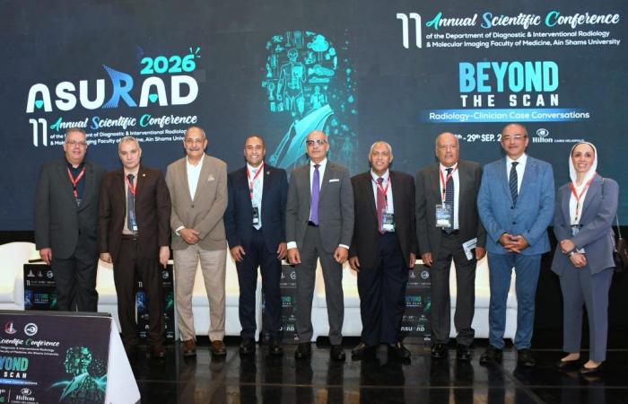 بالبلدي : رئيس
      جامعة
      عين
      شمس
      يفتتح
      المؤتمر
      العلمي
      الحادي
      عشر
      لقسم
      الآشعة
      التشخيصية
      والتداخلية
      والتصوير
      الجزيئي
      بطب
      عين
      شمس