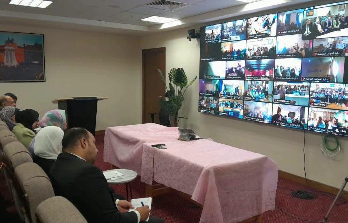 بالبلدي : التعليم
      تتابع
      انتظام
      الدراسة
      والانضباط
      المدرسي
      وتقييمات
      الطلاب..
      اجتماع
      موسع
      عبر
      الفيديو
      كونفرانس