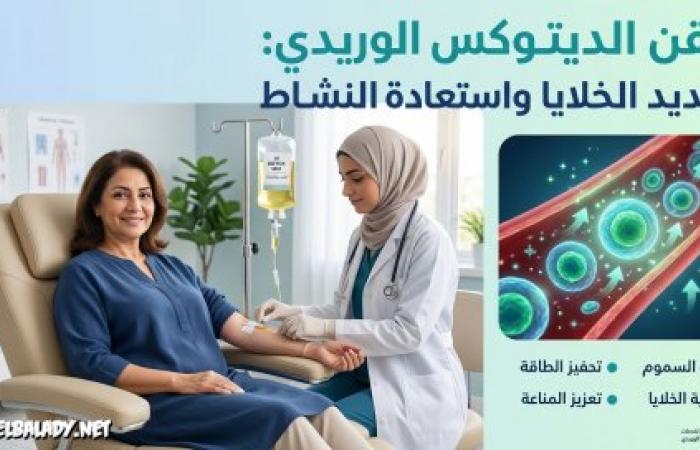 حقن الديتوكس الوريدي: تجديد الخلايا واستعادة النشاط