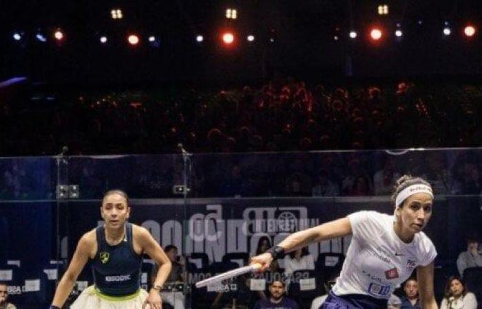 بالبلدي: نهائي
      مصري
      خالص
      في
      بطولة
      مصر
      المفتوحة
      للإسكواش
      بين
      نوران
      جوهر
      وهانيا
      الحمامي