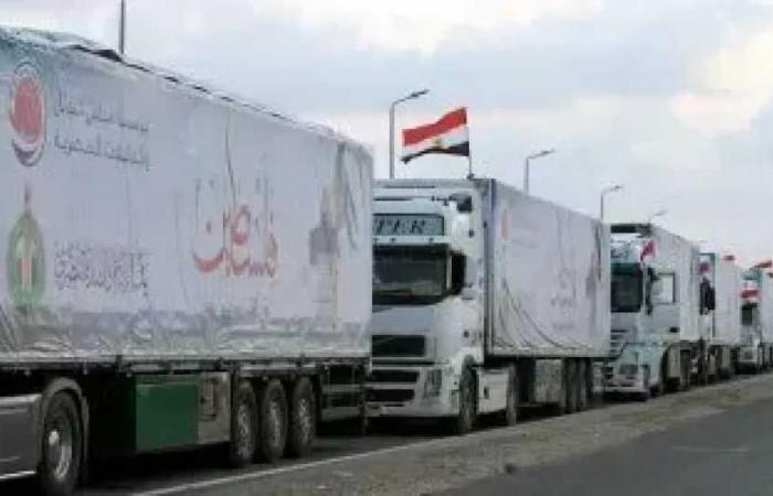 الهلال
      الأحمر
      المصري
      يطلق
      القافلة
      297
      من
      «زاد
      العزة»
      إلى
      غزة
      بأكثر
      من
      3307
      أطنان
      مساعدات