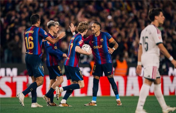 بالبلدي : موعد
      مباراة
      برشلونة
      القادمة
      في
      الدوري
      الإسباني
      بعد
      الخسارة
      أمام
      ريال
      مدريد