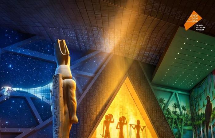 بالبلدي: المتحف
      المصري
      الكبير
      يطلق
      عرض
      «الشمس
      الأبدية»
      مرتين
      يوميًا
      بالبهو
      العظيم
      احتفالًا
      بمرور
      عام
      على
      افتتاحه