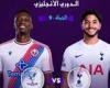 بالبلدي: توتنهام
      ضد
      كريستال
      بالاس
      في
      الدوري
      الإنجليزي..
      الموعد
      والقناة
      الناقلة