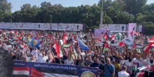 بالبلدي: شارع النصر يمتلئ بالمتضامنين مع فلسطين في جمعة تحيا مصر