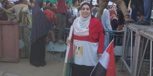 بالبلدي : برلمانية ترتدي عباءة بعلم مصر خلال تظاهرات المنوفية الداعمة للقضية الفلسطينية