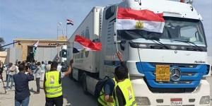 بالبلدي: عودة الشاحنات المصرية من معبر رفح بعد تسليم المساعدات للفلسطينيين belbalady.net