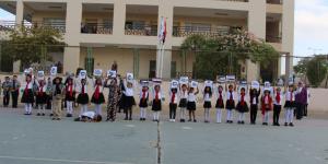 بالبلدي: على أنغام "القدس هترجع لنا".. مدرسة توعي الأطفال بالقضية الفلسطينية