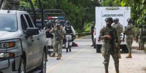 بالبلدي: بالصور ؛ مقتل 13 ضابط شرطة على الأقل في هجوم مسلح جنوبي المكسيك