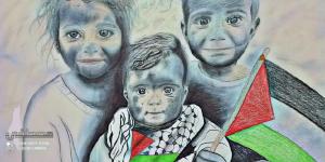 بالبلدي : مصطفى شاب أقصري يدعم فلسطين وأطفال غزة بالرسم