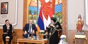 بالبلدي: البابا تواضروس الثانى يستقبل رئيس وزراء أرمينيا.. صور