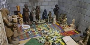 بالبلدي: ضبط 319 تمثال يشتبه في أثريته بمخزن في كرداسة