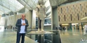 بالبلدي: "باب رزق" يجرى جولة فى المتحف المصرى الكبير ويعرض إعجاز الحضارة القديمة