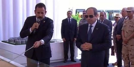 بالبلدي : الرئيس السيسي يتفقد مشروع مستقبل مصر للتنمية المستدامة بالضبعة