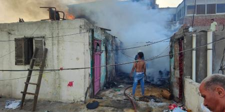 بالبلدي : السيطرة على حريق أعلى سطح عقار بمنطقة السيدة زينب