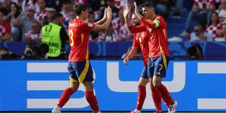 بالبلدي : فيديو | في 3 دقائق.. موراتا وفابيان رويز يسجلان هدفين لـ إسبانيا أمام كرواتيا
