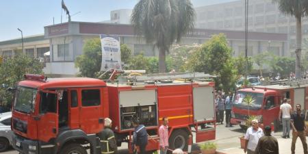 بالبلدي: بالصور.. تفاصيل حريق كلية الطب بجامعة أسيوط