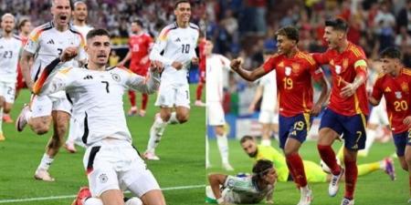 بالبلدي: موعد مباراة ألمانيا وإسبانيا في يورو 2024.. والقنوات الناقلة
