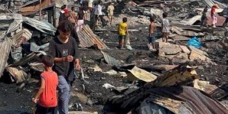 بالبلدي: حريق
      هائل
      يدمر
      عشرات
      المنازل
      ويشرد
      60
      أسرة
      في
      الفلبين