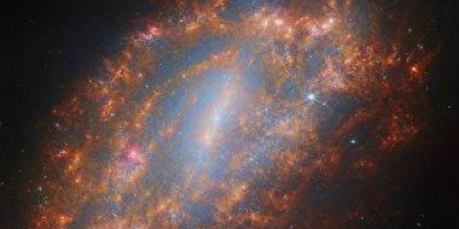 بالبلدي: تلسكوب جيمس ويب الفضائى يكشف هيكل مجرة بالأشعة تحت الحمراء