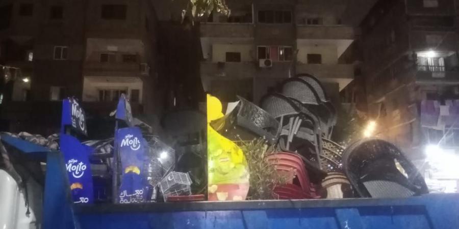 بالبلدي : محافظة القاهرة تشن حملات مسائية لرفع الإشغالات من شوارع حدائق القبة والزيتون