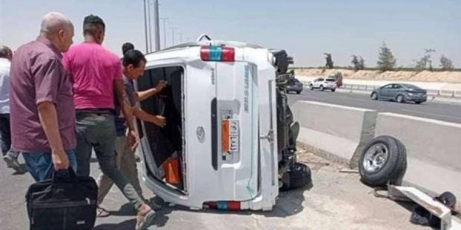 بالبلدي: مصرع شخص وإصابة 8 في حادث حلوان