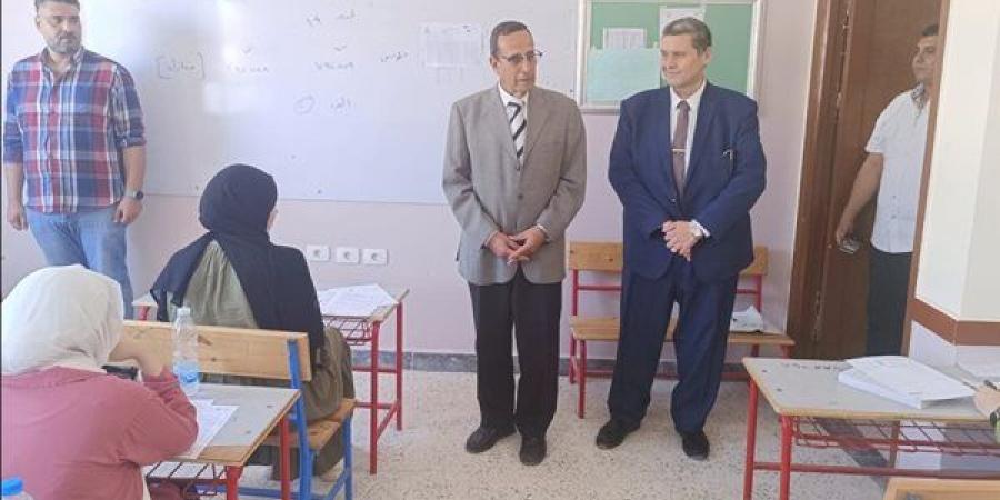 بالبلدي: محافظ شمال سيناء يتفقد لجان امتحانات الثانوية العامة بالعريش