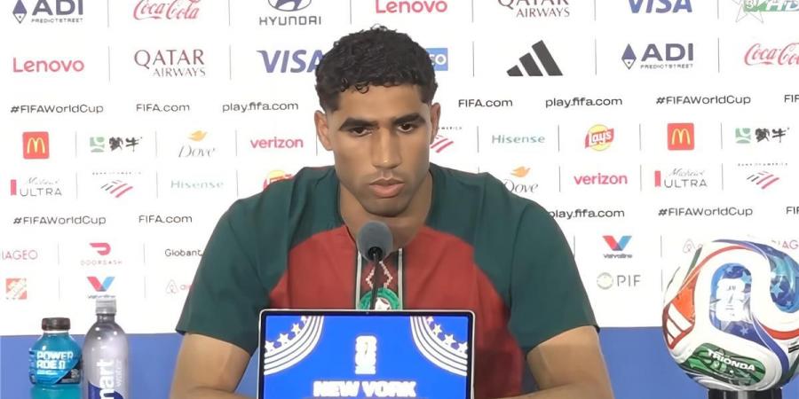 بالبلدي : أشرف
      حكيمي
      لـ
      البرازيل:
      نعرفكم
      جيدًا..
      وجماهيرنا
      ستتفوق
      عليكم