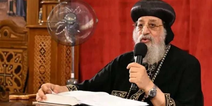البابا
      تواضروس:
      ثورة
      30
      يونيو
      أنقذت
      الوطن
      من
      مصير
      مجهول
