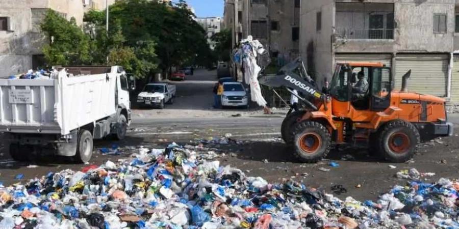 رفع
      121
      طن
      مخلفات
      بالإسكندرية
      خلال
      حملة
      موسعة
      بمنطقة
      أرض
      الجنينة