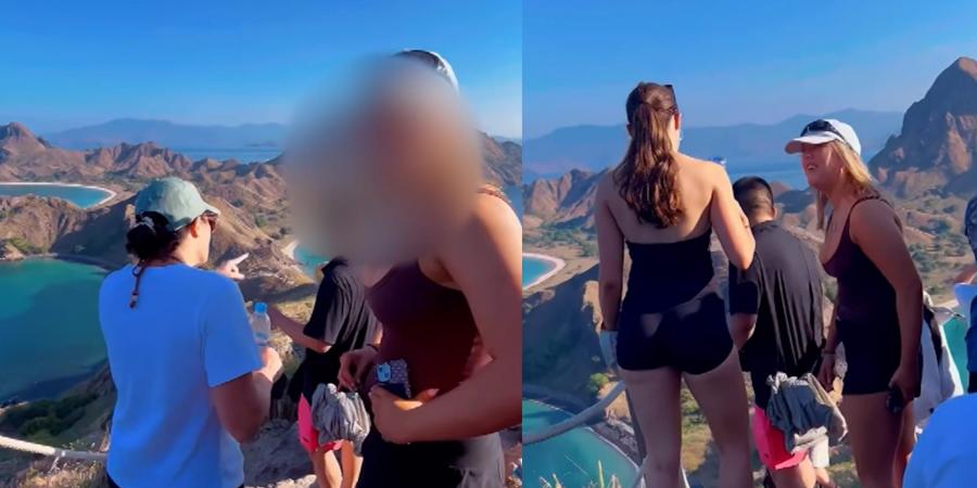 belbalady مواجهة بين سياح في إندونيسيا تثير جدلا واسعًا بسبب القواعد البيئية